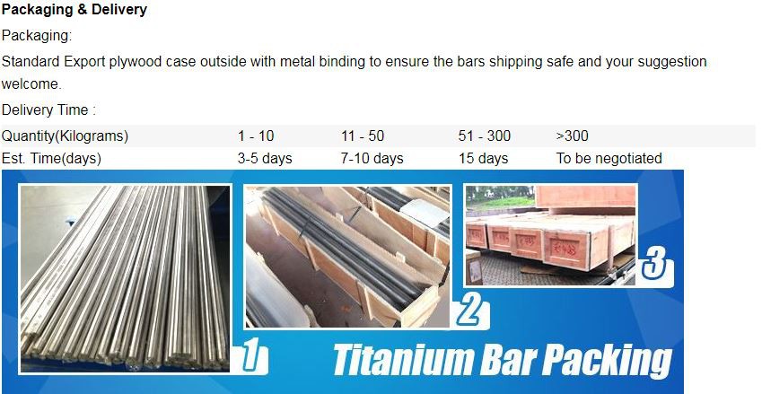 titanium rod packaging