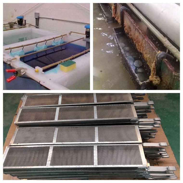 Titanium basket plating 32