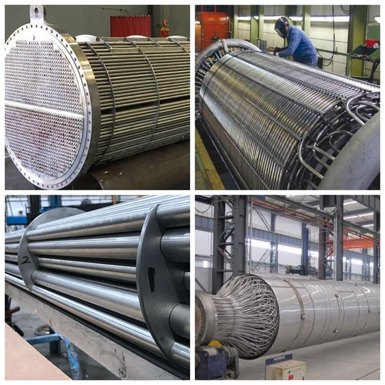 Titanium pipe heat exchanger