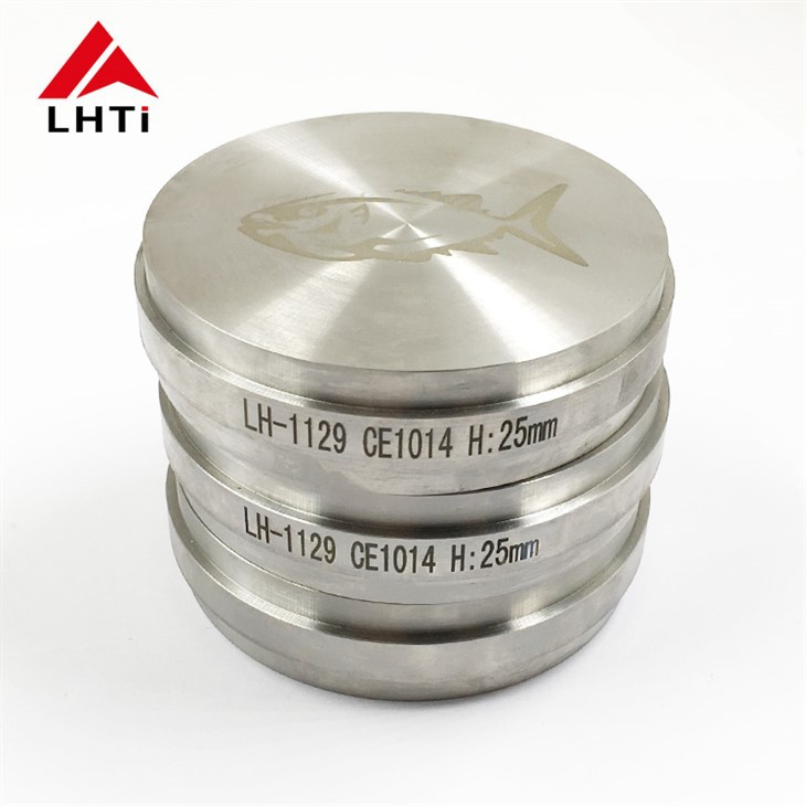 Round GR2 GR5 Titanium Ring Industry Titanium Cake Forgings