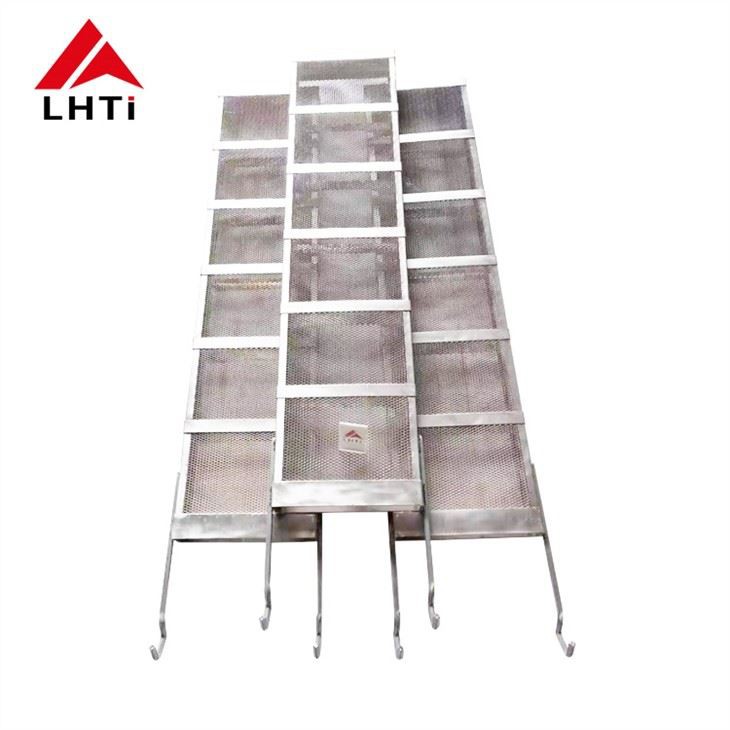 Cesta de titanio para anodizar