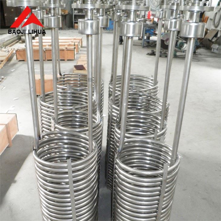 Titanium Heating Coil Spiral Pipe