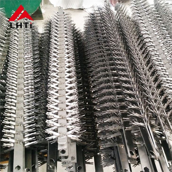 Bastidores de titanio para anodizado de aluminio