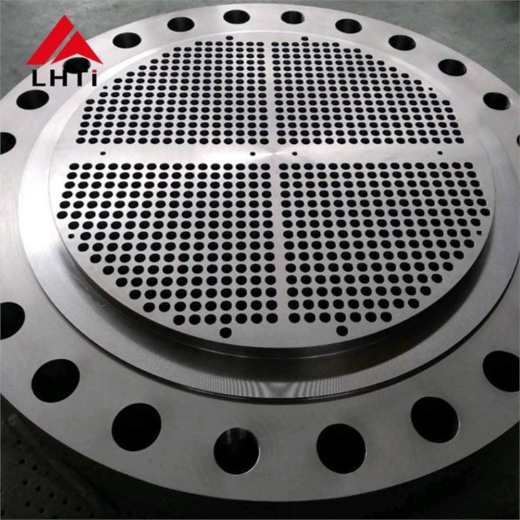 Placa tubular de titanio para intercambiador de calor