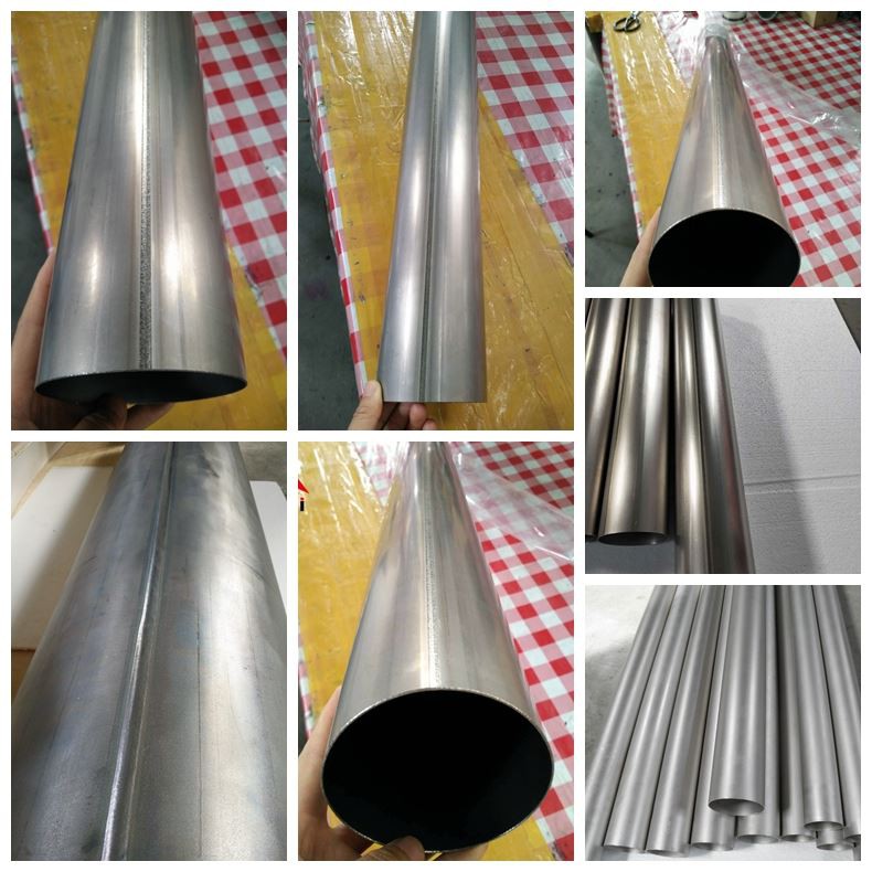 Titanium welded tubes