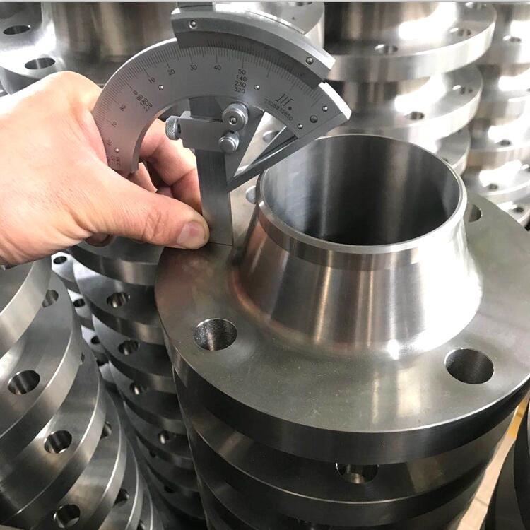 Titanium weld neck flange