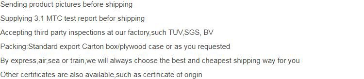 Packing and shipping