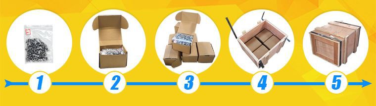 Titanium bolts packaging