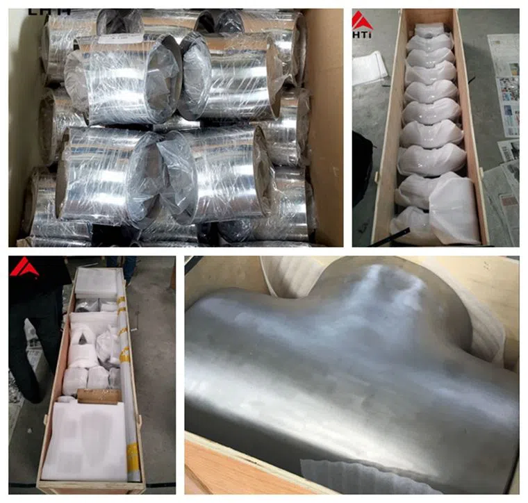 Titanium pipe fittings
