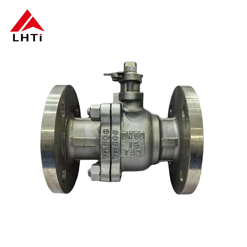 Titanium Stainless Steel Floating Ball Valves for Acetic Acid Flow Two Piece Ball Valves 150 lb 0