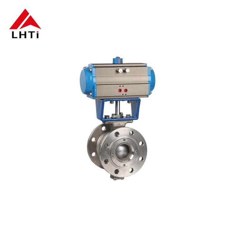 V 포트 티타늄 볼 밸브